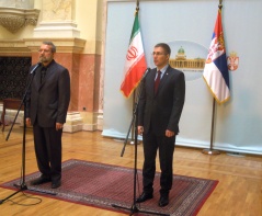 7 October 2013 The National Assembly Speaker receives the Speaker of the Islamic Consultative Assembly of the Islamic Republic of Iran